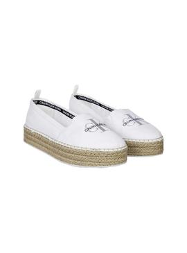 Alpargatas Calvin Klein Espadrille Blanco Mujer