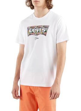 Camiseta Levis Housemark Graphic Blanco Hombre