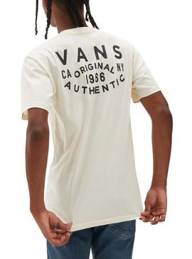 Camiseta Vans OG Patch Blanco Para Hombre