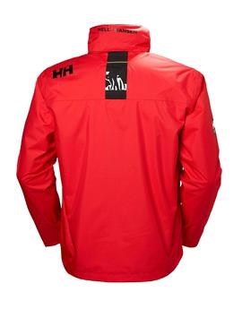Cazadora Helly Hansen Crew Hood Midlayer Rojo para Hombre