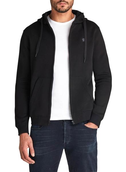 Sudadera G-Star Premium Core Hdd Zip Negro Hombre