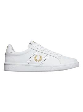 Zapatillas Fred Perry B721 Blanco Para Hombre