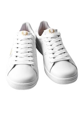 Zapatillas Fred Perry B721 Blanco Para Hombre