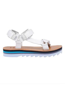 Sandalias Superdry Surf Trek Blanco Para Mujer