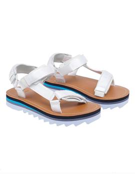 Sandalias Superdry Surf Trek Blanco Para Mujer