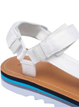 Sandalias Superdry Surf Trek Blanco Para Mujer