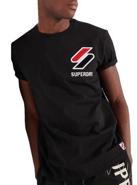 Camiseta Superdry Sportstyle Negro Para Hombre