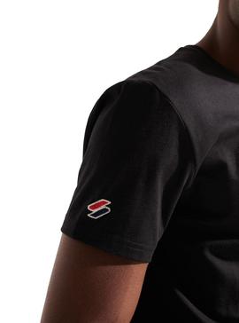 Camiseta Superdry Sportstyle Negro Para Hombre