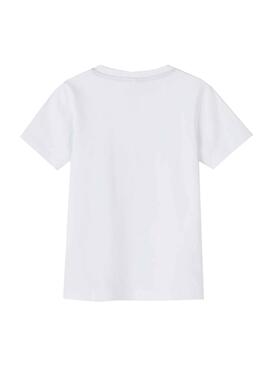 Camiseta Name It Focean Blanco Para Niño