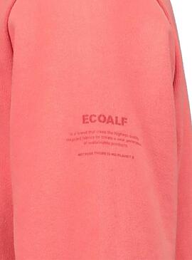 Sudadera Ecoalf Classic Coral Para Niña