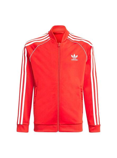 Adidas Track Top Adicolor Rojo Niña