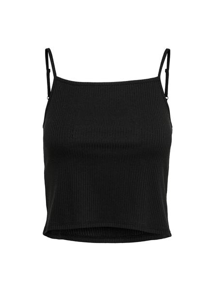 Top Only Larra Cropped Negro Para Mujer