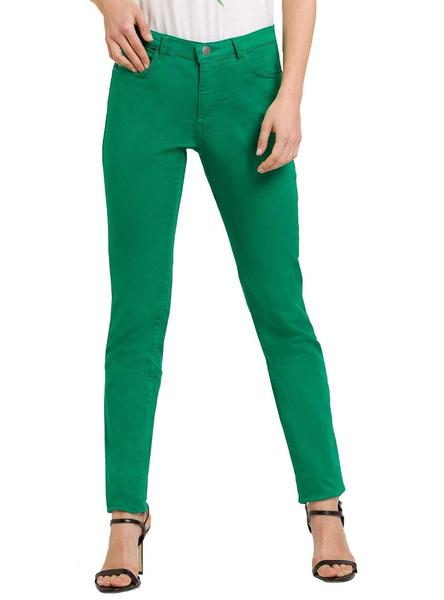 Colgar Organizar Ánimo Pantalón Naf Naf Pitillo Bolsillos Verde Mujer