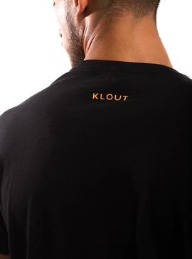 Camiseta Klout Basic Negro para Hombre