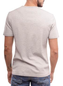 Camiseta Klout Organic Premium Gris para Hombre