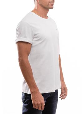 Camiseta Klout Organic Premium Blanco para Hombre