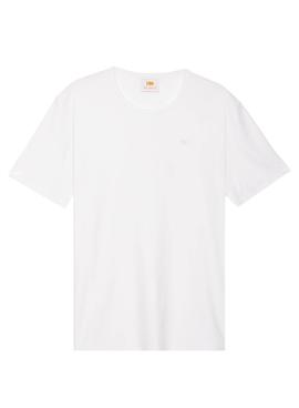 Camiseta Klout Organic Premium Blanco para Hombre