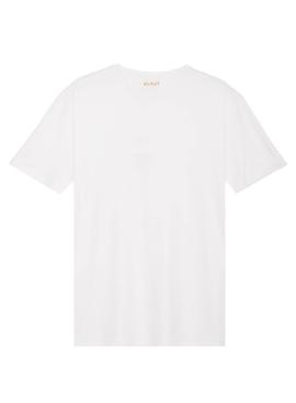 Camiseta Klout Organic Premium Blanco para Hombre