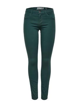 Pantalon Only Rain Verde