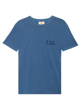 Camiseta Klout Dyed Azul Para Hombre