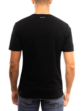 Camiseta Klout Organic Premium Negro para Hombre