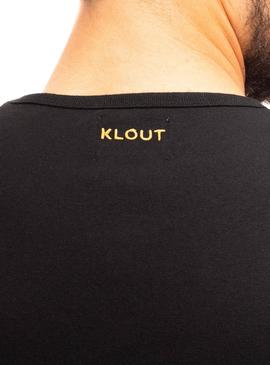 Camiseta Klout Organic Premium Negro para Hombre