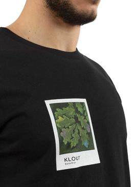 Camiseta Klout Blanca Millan Pantone Negro Hombre