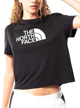 Camiseta The North Face Mountain Negro Para Mujer