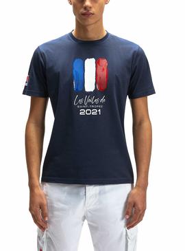 Camiseta North Sails Saint-Tropez Marino Hombre