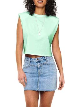 Top Only Jen Life Verde Para Mujer