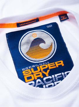 Camiseta Superdry Reworked Blanco Para Hombre