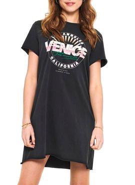Vestido Only Lucy Life Venice Negro Para Mujer