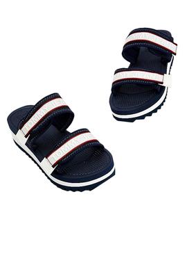 Sandalias Tommy Hilfiger Color Pop Marino Mujer