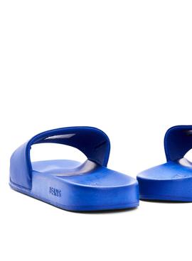 Chanclas Tommy Jeans Pool Azul Para Hombre