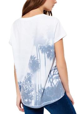 Camiseta Superdry Miami Blanco Para Mujer