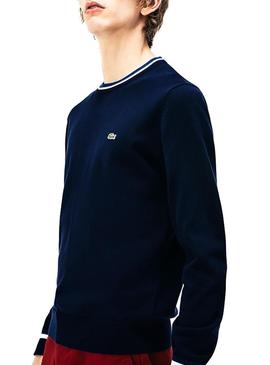 Jersey Lacoste AH9691 Azul Marino Para Hombre
