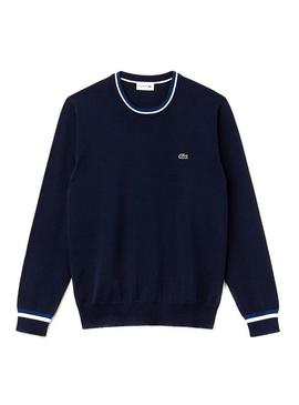 Jersey Lacoste AH9691 Azul Marino Para Hombre
