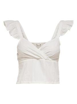 Top Only Maria Strap Blanco Para Mujer