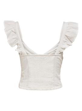 Top Only Maria Strap Blanco Para Mujer