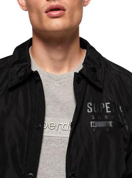 Chaqueta Superdry Surplus Goods Negro Para Hombre