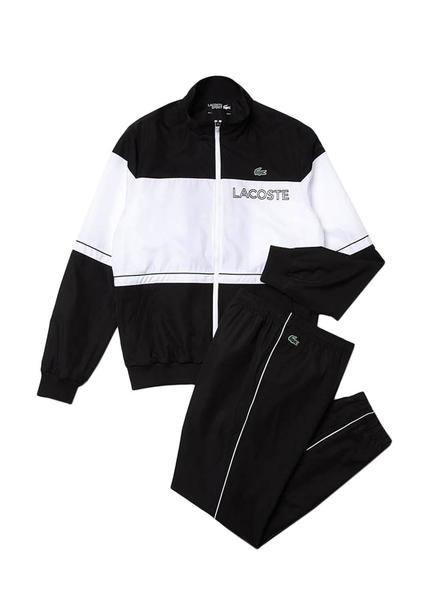  Lacoste Chándal deportivo para hombre, negro/rojo-negro, S,  Negro/Corrida-negro-blanco : Ropa, Zapatos y Joyería