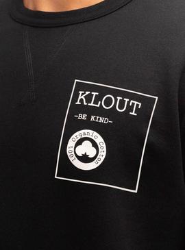 Sudadera Klout Be Kind Negro para Hombre