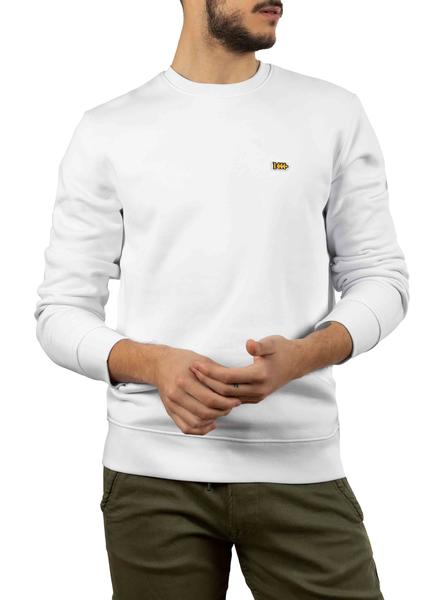 Sudadera Klout Básica Blanca Para Hombre