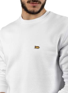 Sudadera Klout Básica Blanca Para Hombre