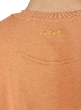 Sudadera Klout Básica Camel Para Hombre