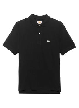 Polo Klout Básico Negro para Hombre