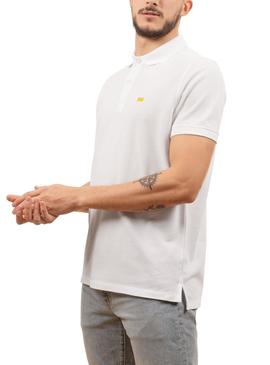 Polo Klout Básico Blanco Para Hombre