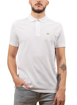 Polo Klout Básico Blanco Para Hombre