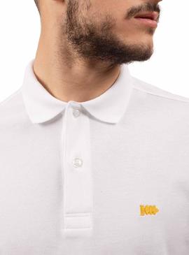 Polo Klout Básico Blanco Para Hombre