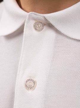 Polo Klout Básico Blanco Para Hombre